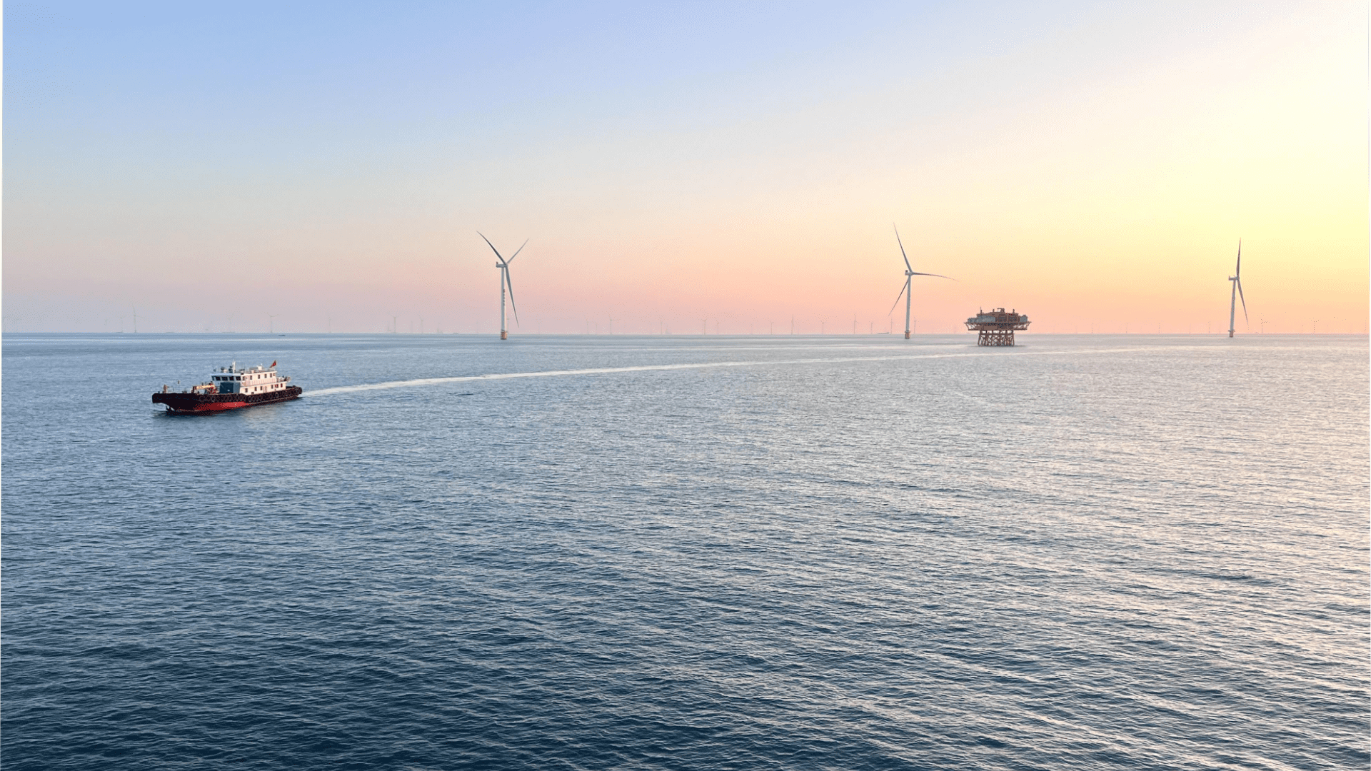 山东威海半岛乳山海上风电场