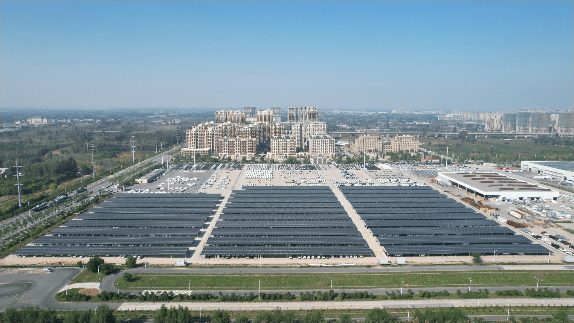 奇瑞汽车8.5MW工商业光伏停车场项目