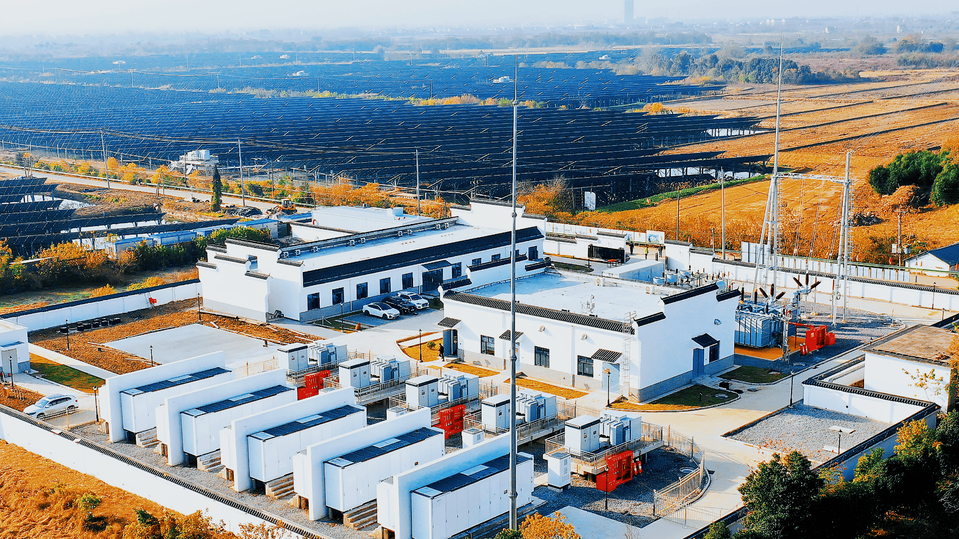 大型风、光、储融合